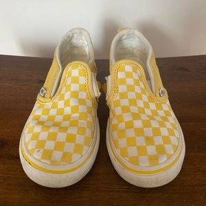 Yellow checkered VANS - 10c